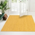 thumbnail image 1 of Unique Loom Braided Jute Collection Area Rug - Dhaka (8' Square Yellow), 1 of 7