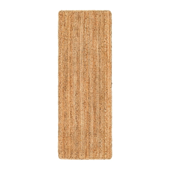Unique Loom Braided Jute Luxe Collection Area Rug (2' 2" x 6' 1" Runner Natural)