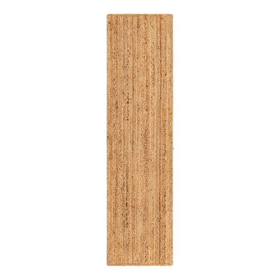 Unique Loom Braided Jute Luxe Collection Area Rug (2' 2" x 8' Runner Natural)