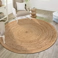 thumbnail image 1 of Unique Loom Braided Jute Luxe Collection Area Rug (7' 10" Round Natural), 1 of 7