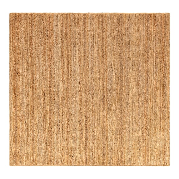 Unique Loom Braided Jute Luxe Collection Area Rug (7' 10" Square Natural)