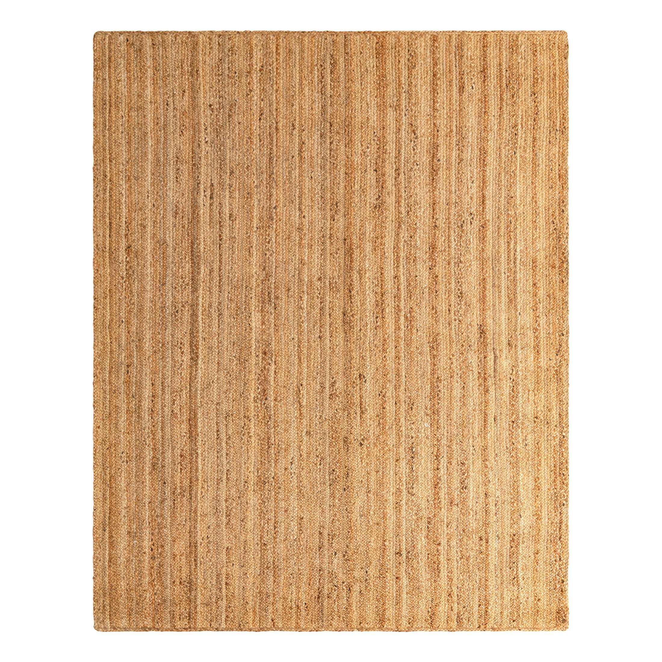 Unique Loom Braided Jute Luxe Collection Area Rug (7' 10" x 10' Rectangle Natural)