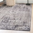 thumbnail image 1 of Unique Loom Brighton Collection Area Rug - Bushwick (5' 3" x 7' 10" Rectangle Gray/Beige), 1 of 7