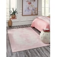 thumbnail image 1 of Unique Loom Bromley Collection Area Rug - Midnight (4' 1" x 6' 1" Rectangle Pink/Ivory), 1 of 6