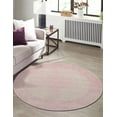 thumbnail image 1 of Unique Loom Bromley Collection Area Rug - Midnight (7' 10" Round Pink/Ivory), 1 of 6