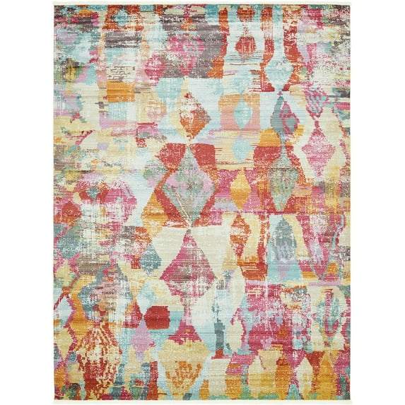 Unique Loom Bryce Canyon Contemporary Distressed Area Rug or Runner
