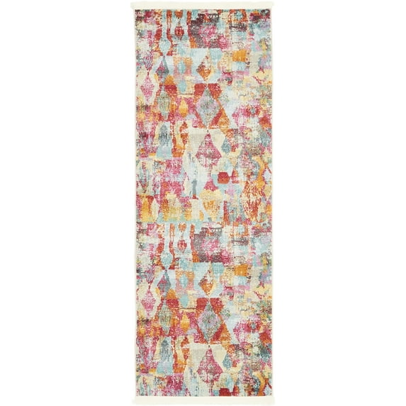 Unique Loom Bryce Canyon Contemporary Distressed Area Rug or Runner