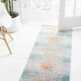 thumbnail image 1 of Unique Loom Budapest Collection Area Rug - Buda (2' 7" x 9' 10" Runner Blue/Gray), 1 of 7