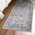 thumbnail image 1 of Unique Loom Budapest Collection Area Rug - Gabor (2' 7" x 9' 10" Runner Ivory/Blue), 1 of 10