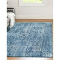 thumbnail image 1 of Unique Loom Bushwick Brighton Rug Blue/Ivory 2' 2" x 3' Rectangle Border Bohemian Perfect For Living Room Bed Room Dining Room Office, 1 of 9