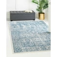 thumbnail image 1 of Unique Loom Bushwick Brighton Rug Light Blue/Ivory 10' x 14' 1" Rectangle Border Bohemian Perfect For Living Room Bed Room Dining Room Office, 1 of 8