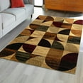 thumbnail image 1 of Unique Loom Cafe Collection Area Rug - Intenso (10' x 14' Rectangle Multi/Brown), 1 of 5