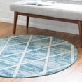 thumbnail image 1 of Unique Loom Starlight Collection Area Rug - Canopus (4' 1" Round Light Blue/Beige), 1 of 7