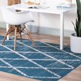 thumbnail image 1 of Unique Loom Starlight Collection Area Rug - Canopus (4' 1" x 6' 1" Rectangle Navy Blue/Beige), 1 of 7