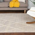 thumbnail image 1 of Unique Loom Starlight Collection Area Rug - Canopus (4' 1" x 6' 1" Rectangle Beige/Brown), 1 of 7