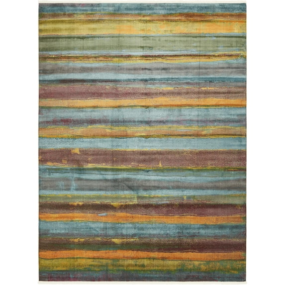 Unique Loom Capitol Canyon Contemporary Abstract Area Rug or Runner