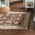 thumbnail image 1 of Unique Loom Charlotte Collection Area Rug - Carmel (5' 3" Square Brown/Ivory), 1 of 7