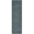 thumbnail image 1 of Unique Loom Carved Floral Shag Rug Blue 2' x 6' 7" Runner Floral Transitional Perfect For Bathroom Hallway Mud Room Laundry Room, 1 of 7