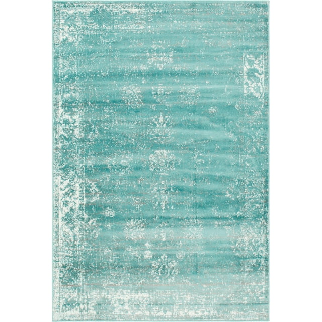 Unique Loom Casino Sofia Distressed Floral Area Rug or Runner