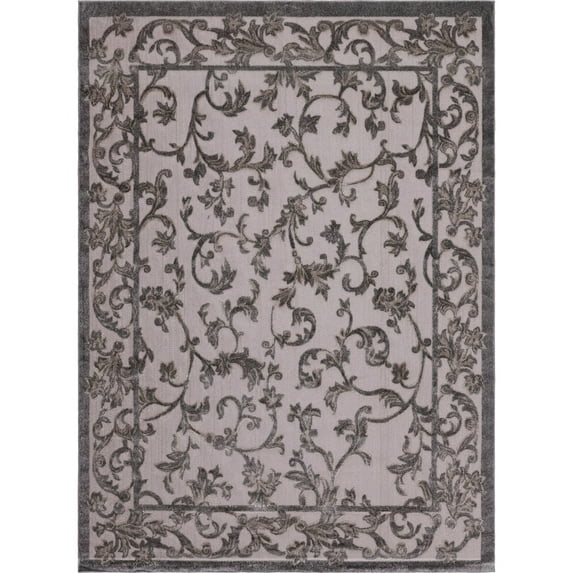 Unique Loom Charleston Indoor/Outdoor Contemporary Geometric Area Rug or Runner