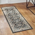 thumbnail image 1 of Unique Loom Charlotte Collection Area Rug - Carmel (2' x 10' Runner Fume Gray/Light Blue), 1 of 6