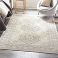 thumbnail image 1 of Unique Loom Charlotte Collection Area Rug - Quail (4' 1" x 6' 1" Rectangle Ivory/Light Brown), 1 of 6