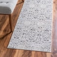 thumbnail image 1 of Unique Loom Charm Collection Area Rug - Horeshoe (2' 2" x 6' 1" Runner Light Gray/Brown), 1 of 7