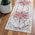thumbnail image 1 of Unique Loom Charm Collection Area Rug - Unicorn (2' x 8' Runner Beige/Blue), 1 of 7