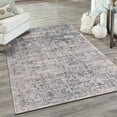 thumbnail image 1 of Unique Loom Chateau Collection Area Rug - Jefferson (4' 1" x 6' 1" Rectangle Blue Gray/Beige), 1 of 7