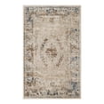 thumbnail image 1 of Unique Loom Chateau Collection Area Rug - Lincoln (2' x 3' 1" Rectangle Blue Cream/Brown), 1 of 11