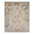 thumbnail image 1 of Unique Loom Chateau Collection Area Rug - Lincoln (7' 1" x 10' Rectangle Blue Cream/Brown), 1 of 11