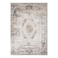 thumbnail image 1 of Unique Loom Chateau Collection Area Rug - Lincoln (7' 10" x 11' Rectangle Blue Cream/Brown), 1 of 11