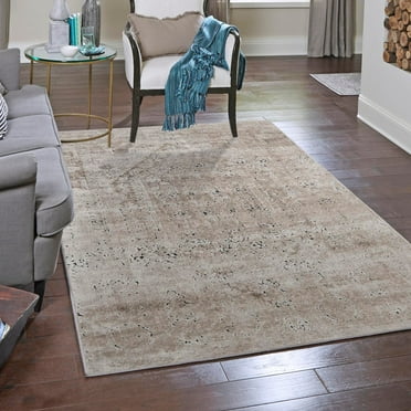 Unique Loom Chateau Collection Area Rug - Quincy (8' x 10' Rectangle Beige/Brown)