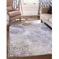 thumbnail image 1 of Unique Loom Chatsworth Aberdeen Rug Gray/Ivory 10' 4" x 14' 1" Rectangle Polka Dots Country Perfect For Living Room Bed Room Dining Room Office, 1 of 8