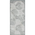 thumbnail image 1 of Unique Loom Chatsworth Aberdeen Rug Gray/Ivory 2' 7" x 6' 1" Runner Polka Dots Country Perfect For Bathroom Hallway Mud Room Laundry Room, 1 of 4