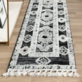 thumbnail image 1 of Unique Loom Cherokee Collection Area Rug - Boone (2' x 8' Runner Fossil Gray/Black), 1 of 12