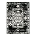thumbnail image 1 of Unique Loom Cherokee Collection Area Rug - Boone (9' x 12' Rectangle Fossil Gray/Black), 1 of 12