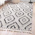 thumbnail image 1 of Unique Loom Cherokee Collection Area Rug - Gatlinburg (4' x 6' Rectangle Black and White), 1 of 13