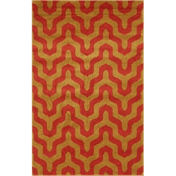 Unique Loom Chevron Matterhorn Rug