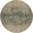thumbnail image 1 of Unique Loom Chimera Round Geometric Modern Area Rugs, Beige, 1 of 7