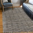 thumbnail image 1 of Unique Loom Chindi Jute Collection Area Rug (10' x 14' 1" Rectangle Navy Blue/Ivory), 1 of 7