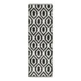 thumbnail image 1 of Unique Loom Chindi Jute Collection Area Rug (2' 2" x 6' 1" Runner Black and White), 1 of 9