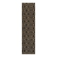 thumbnail image 1 of Unique Loom Chindi Jute Collection Area Rug (2' 7" x 10' Runner Black/Navy Blue), 1 of 11