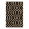 thumbnail image 1 of Unique Loom Chindi Jute Collection Area Rug (2' x 3' 1" Rectangle Black/Navy Blue), 1 of 11