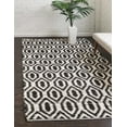 thumbnail image 1 of Unique Loom Chindi Jute Collection Area Rug (2' x 3' 1" Rectangle Black and White), 1 of 6