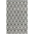 thumbnail image 1 of Unique Loom Chindi Jute Collection Area Rug (5' 1" x 8' Rectangle Black and White), 1 of 4