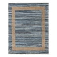 thumbnail image 1 of Unique Loom Chindi Jute Collection Area Rug (8' x 11' Rectangle Navy Blue/Natural), 1 of 10