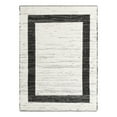 thumbnail image 1 of Unique Loom Chindi Jute Collection Area Rug (8' x 11' Rectangle White and Black/Black), 1 of 8