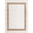 thumbnail image 1 of Unique Loom Chindi Jute Collection Area Rug (8' x 11' Rectangle White and Natural/Natural), 1 of 6