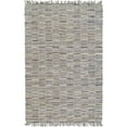 thumbnail image 1 of Unique Loom Chindi Jute Collection Area Rug - Checkered (5' 1" x 8' Rectangle Dark Gray/Natural), 1 of 6